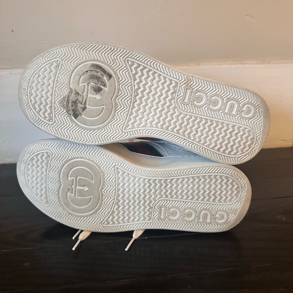 Gucci Web Accent Leather Sneakers - Picture 6 of 6